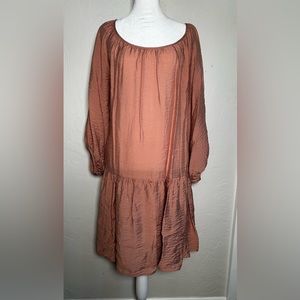 Dusty Rose 🥀 Drop waist tunic dress